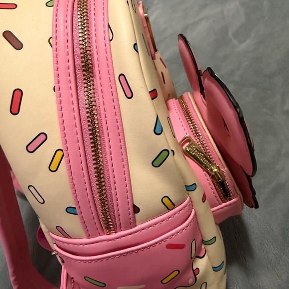 Mickey Mouse Donut Loungefly Mini Backpack - Picture 3 of 4